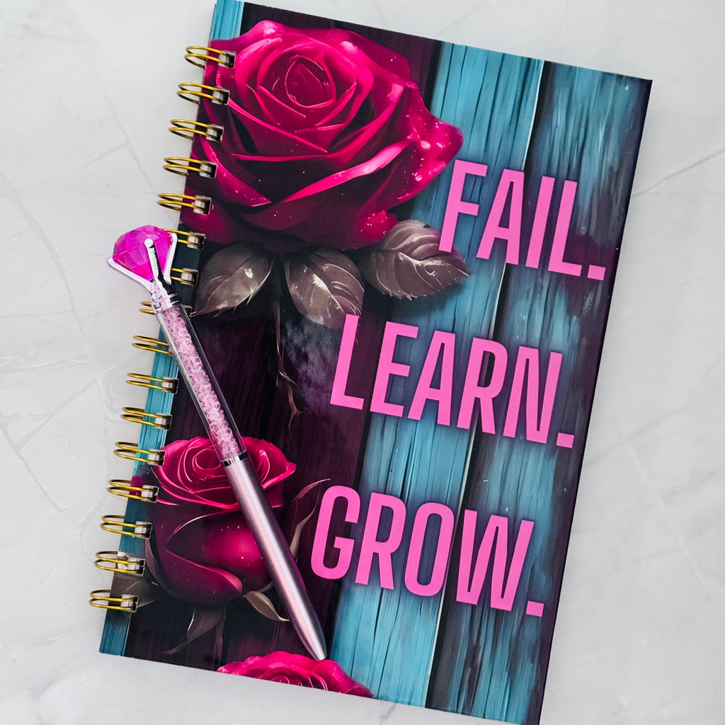 Fail. Learn. Grow. – Rosewood Resilience Notebook Journal