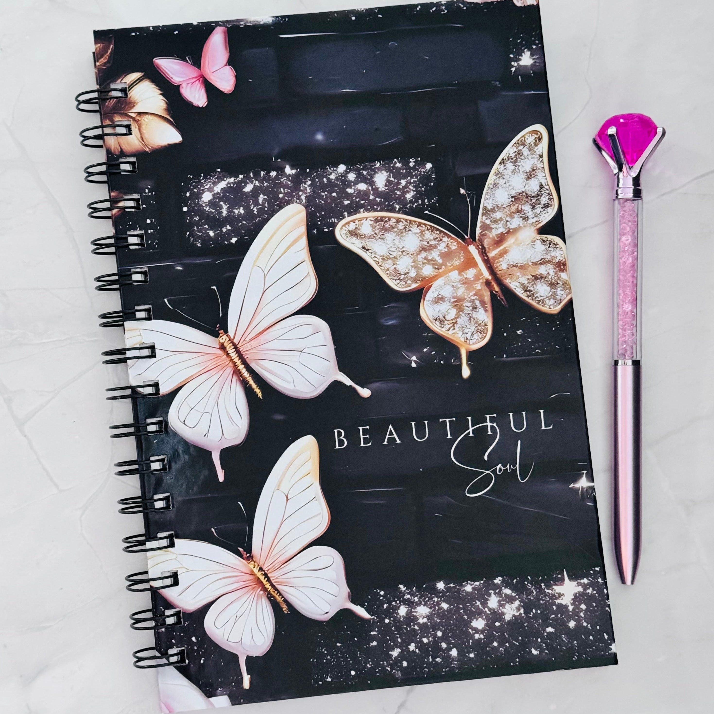 Beautiful Soul – Luxe Butterfly Notebook Journal