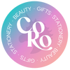 Logo with 'CoRo' text on a gradient background