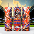 Denver Broncos Skinny Tumbler • 20 oz Stainless Steel • Drinkware - CoRo & Company