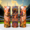 Chicago Bears Skinny Tumbler • 20 oz Stainless Steel • Drinkware
