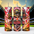 Atlanta Falcons Skinny Tumbler • 20 oz Stainless Steel • Drinkware