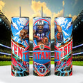 Tennessee Titans Skinny Tumbler • 20 oz Stainless Steel • Drinkware - CoRo & Company