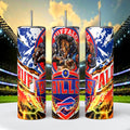 Buffalo Bills Skinny Tumbler • 20 oz Stainless Steel • Drinkware - CoRo & Company