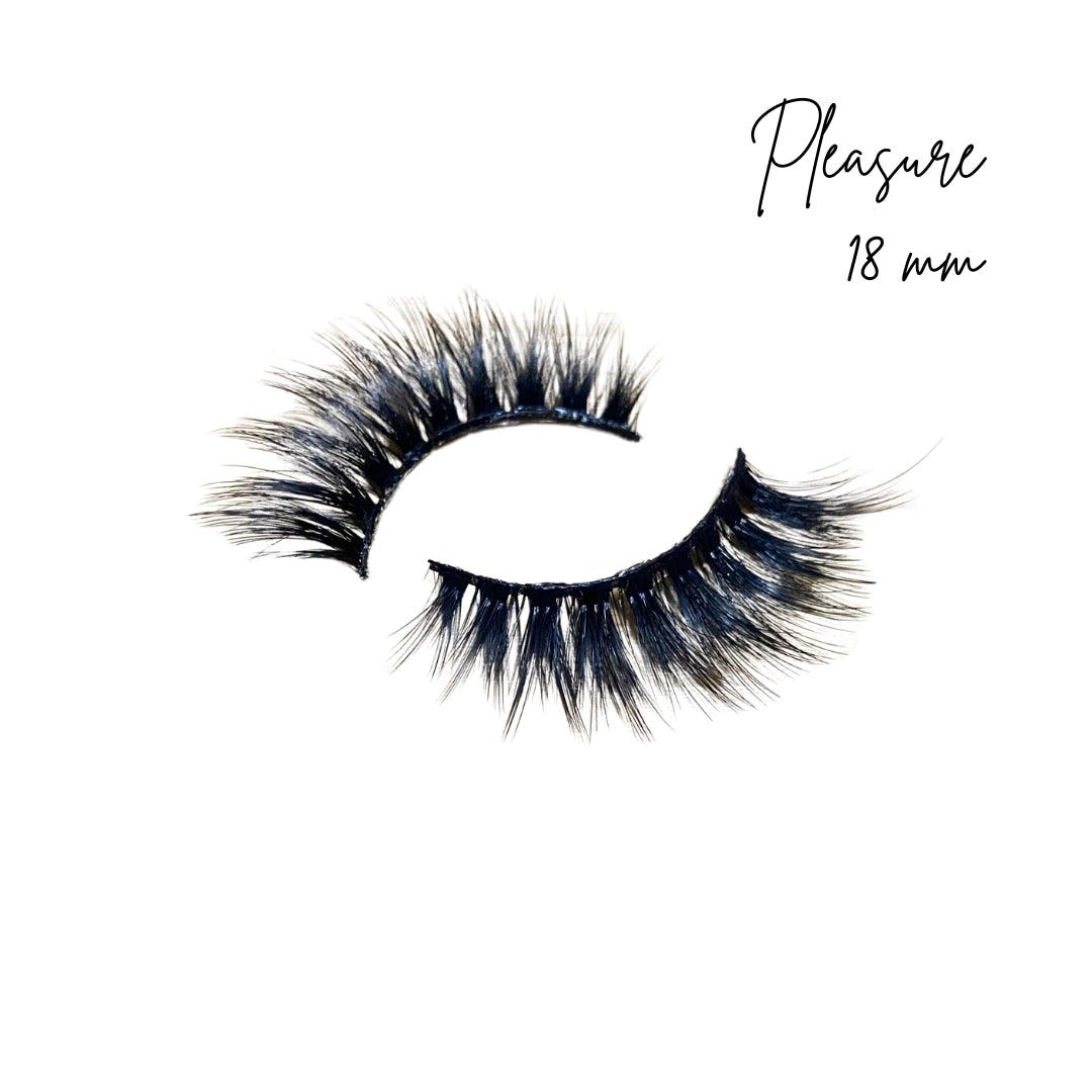 PLEASURE (18MM) • Faux Mink Lashes • Natural Lashes