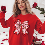 You Are Worthy Sweatshirt Red Sweater