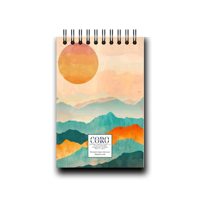 Boho Sunset Desktop Daily Planner • 6 x 9"