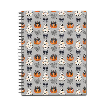 Coquette Halloween Spiral Lined Notebook