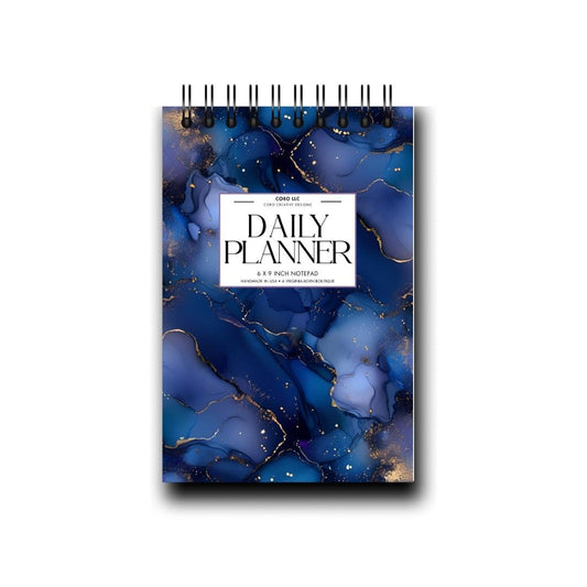 Midnight Desktop Daily Planner • 6 x 9"