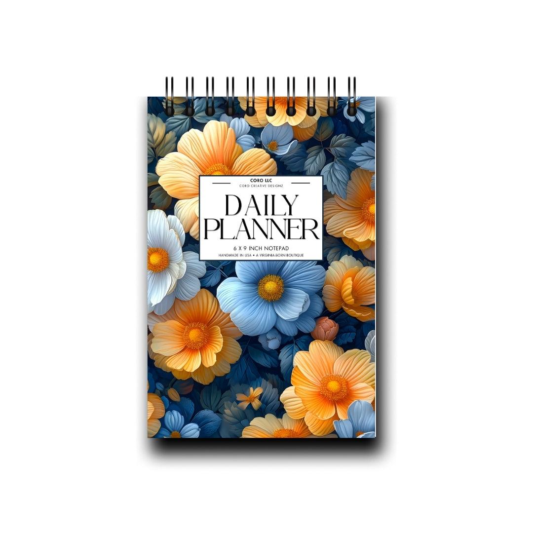 Yellow Bluesky Desktop Daily Planner • 6 x 9"