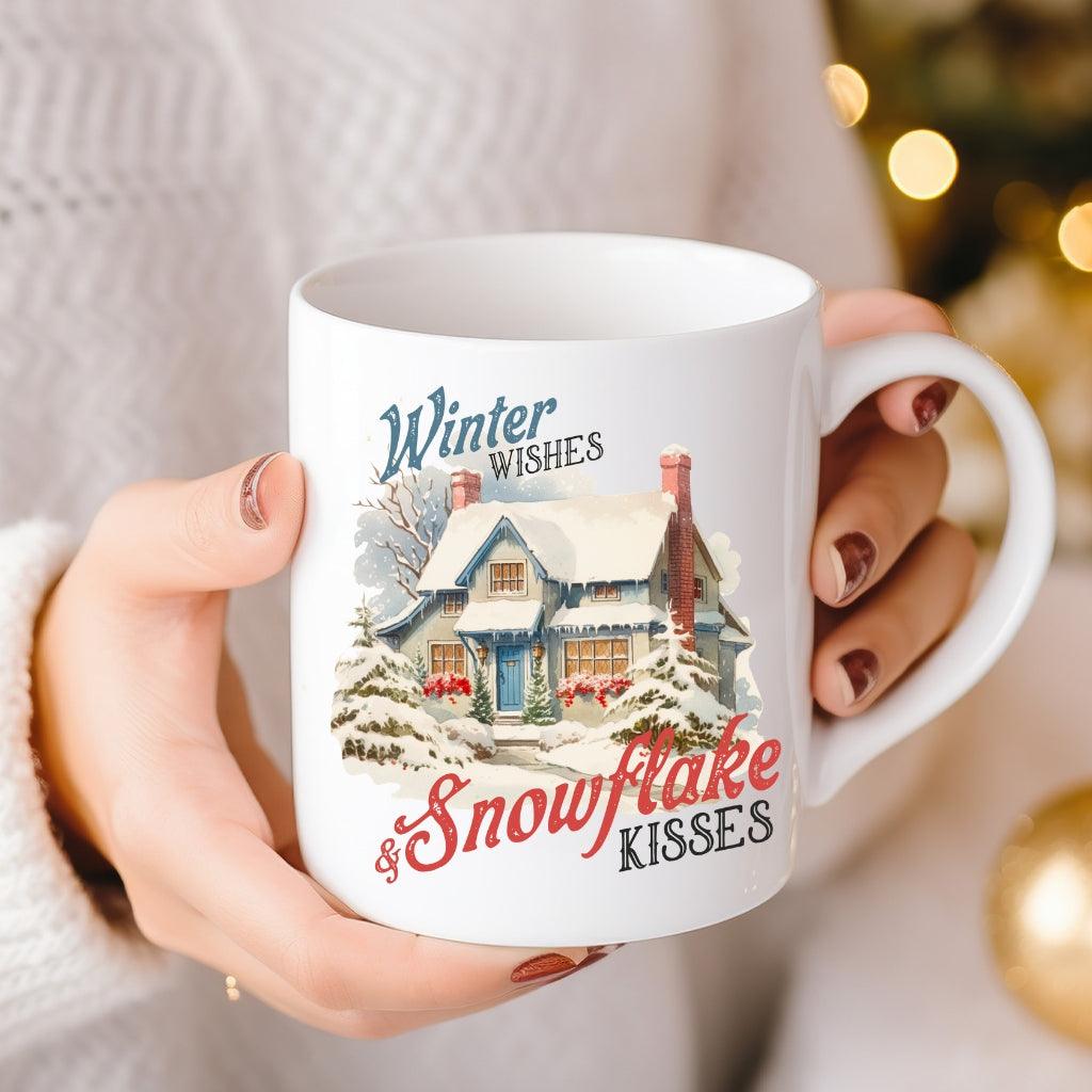 Winter Wishes Coffee Mug • 15 oz Ceramic • Drinkware