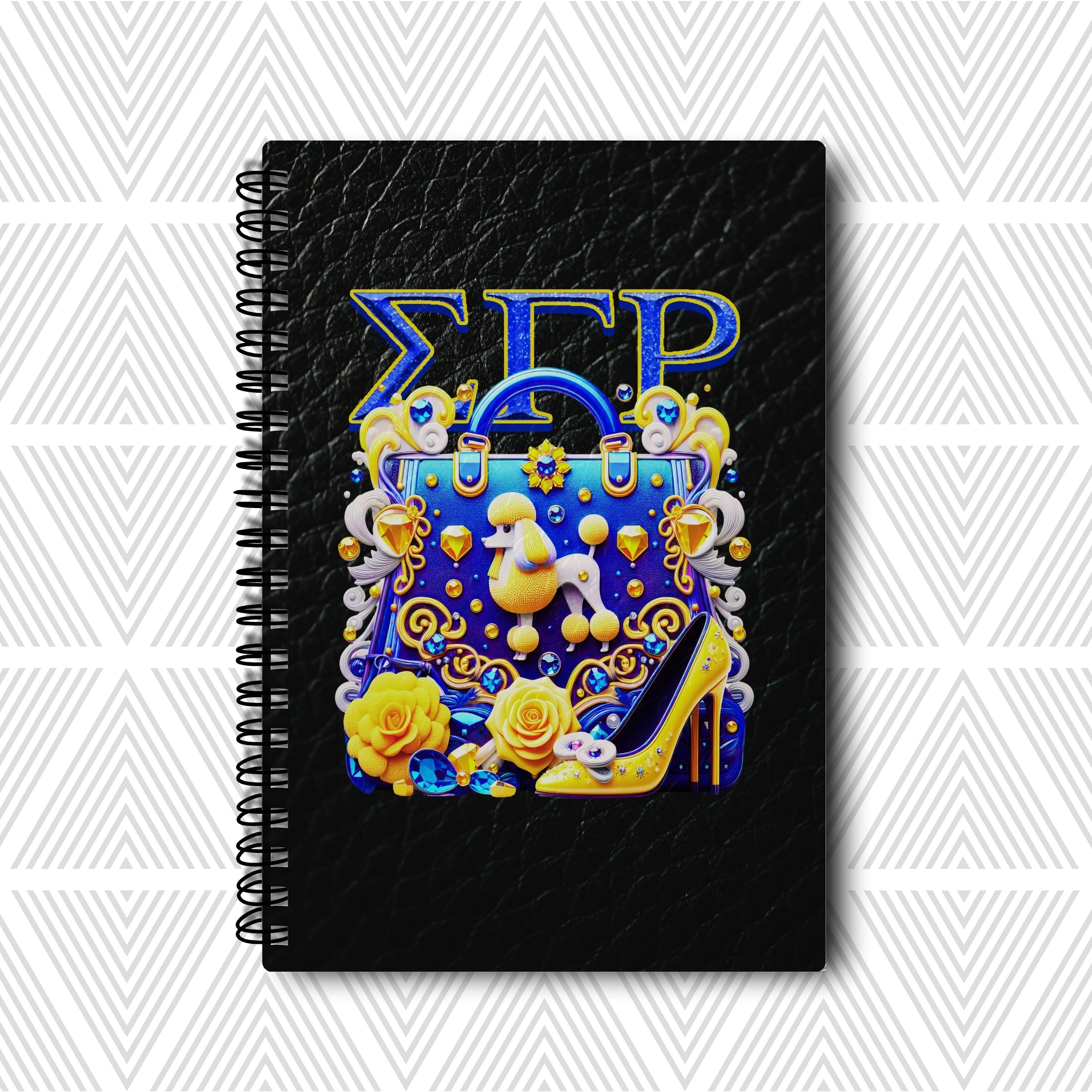 SGRho Poodle & Pearls Luxury Journal