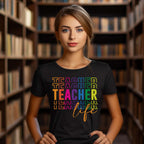 Teacher Life Tee – Fun Teacher Graphic Shirt for Educators & Staff T-Shirt