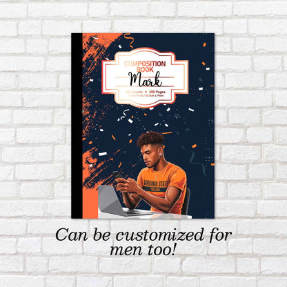 Personalized Virginia State University Composition Book – HBCU College Edition Notebook